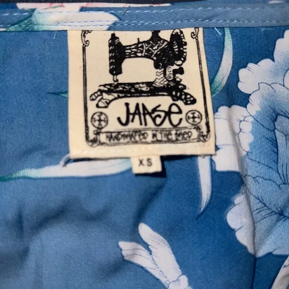 Jaase Blue Floral boho maxi Dress - Picture 9 of 10